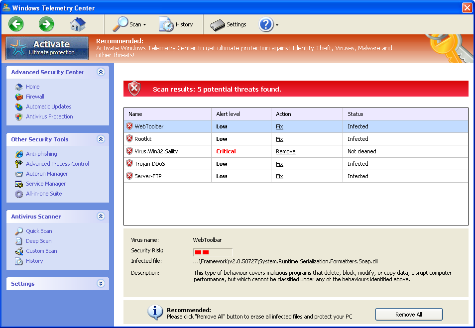 [Image: Windows Telemetry Center]